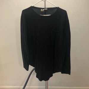 Black long sleeve with pocket